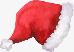 手绘棉帽手绘圣诞棉帽矢量图高清图片