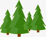 卡通树设计绿色树卡通树淘宝圣高清图片