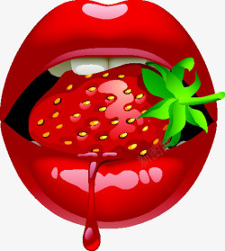 咬草莓咬草莓高清图片