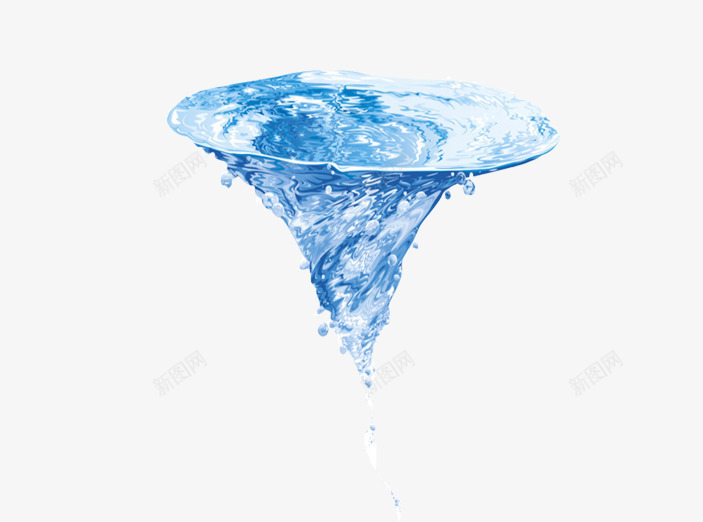 之蓝色漩涡png免抠素材_新图网 https://ixintu.com 旋转 水水 漩涡 蓝色