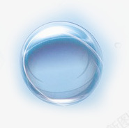 蓝色透明圆形水滴png免抠素材_新图网 https://ixintu.com 圆形 水滴 素材 蓝色 透明