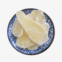 淡黄色姜糖大片姜片姜糖实物高清图片