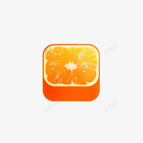 卡通方形的橙子ICON图标png_新图网 https://ixintu.com ICON 卡通 手机 按钮 标志 橙子 水果 电脑 设计 香橙 香橙卡通