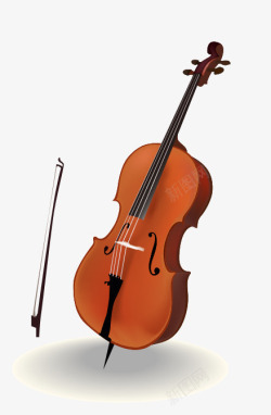 小提琴元素素材