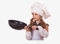 厨艺女孩正在学厨艺的女孩高清图片