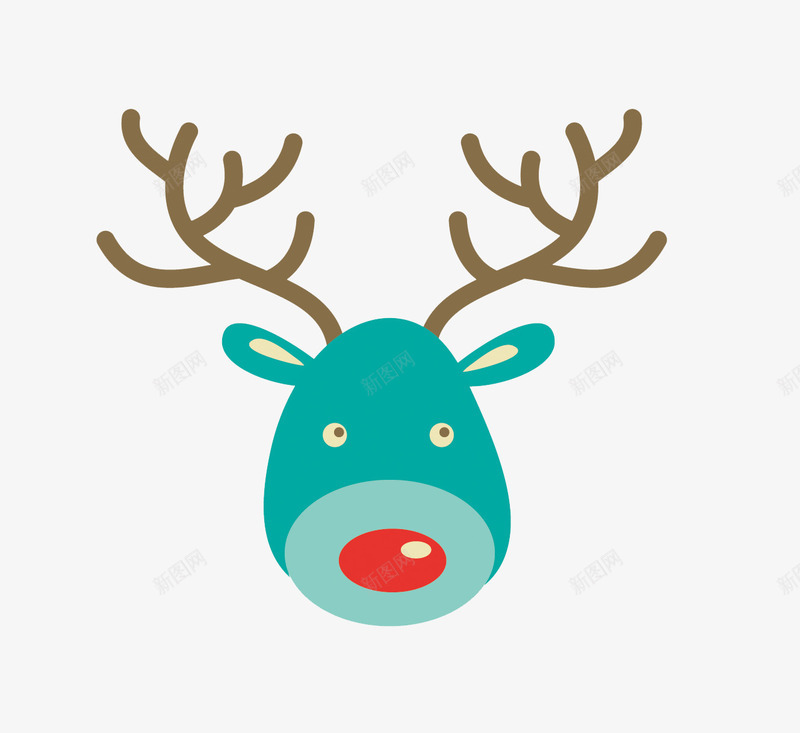 圣诞节小鹿png免抠素材_新图网 https://ixintu.com 圣诞节 圣诞节装饰图案 小鹿 节日元素