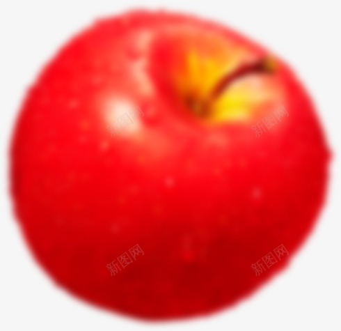 模糊的红苹果png免抠素材_新图网 https://ixintu.com 模糊 红苹果