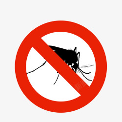 病毒边框蚊子卡通高清图片