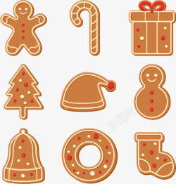 铃铛饼干圣诞节饼干高清图片