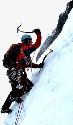 雪山背景登山登山高清图片