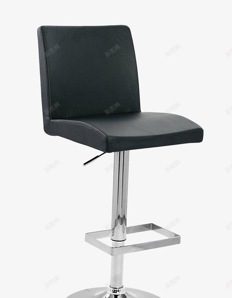 方形吧椅png免抠素材_新图网 https://ixintu.com 吧台 吧台专用 吧椅 方形 款式时尚 漂亮大方 皮质 黑色