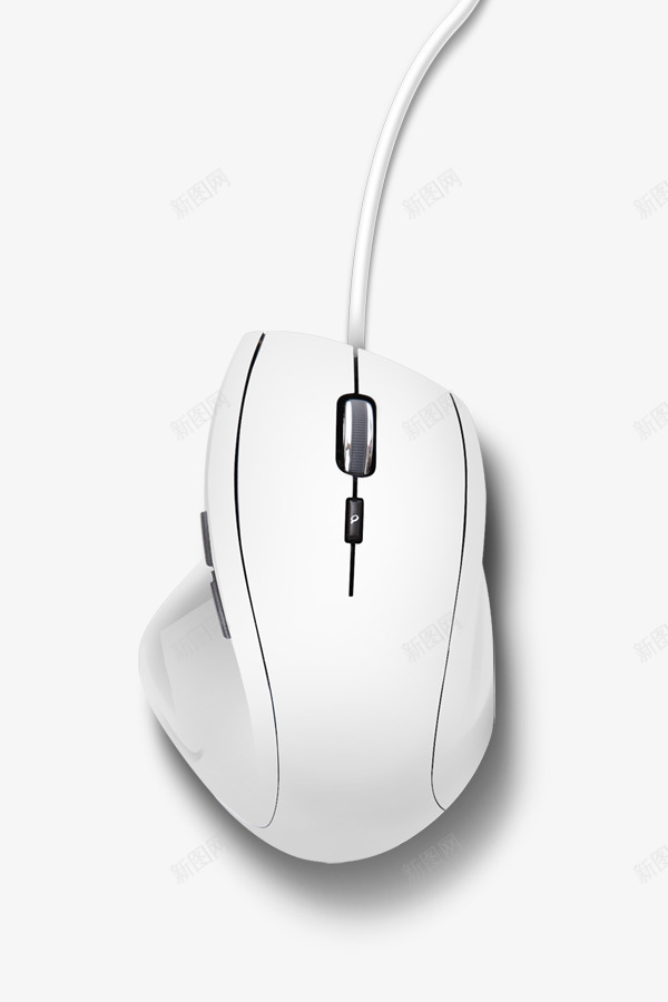 电脑鼠标线png免抠素材_新图网 https://ixintu.com 机械鼠标 激光鼠标 电脑用品 白色 鼠标样式
