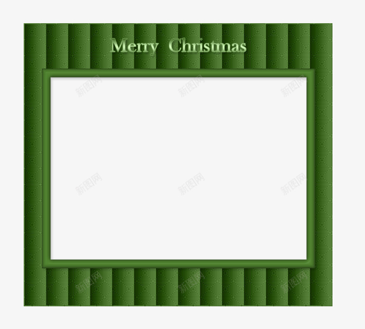 绿色背景相框png免抠素材_新图网 https://ixintu.com 儿童相册 圣诞节 照片 相册 绿色相框 边框