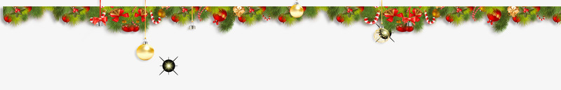 圣诞节顶部装饰png免抠素材_新图网 https://ixintu.com 圣诞节 圣诞节元素 圣诞节顶部装饰 彩球 松叶