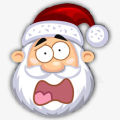 圣诞老人惊讶表情png免抠素材_新图网 https://ixintu.com 圣诞老人 惊讶 表情