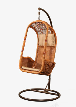 木质椅木质宽敞吊篮椅高清图片