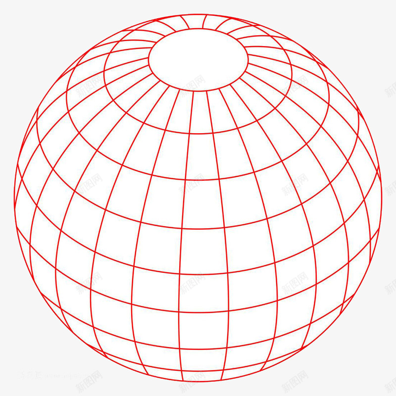 简易立体风格地球经纬线装饰图标png_新图网 https://ixintu.com 图案 地球经纬线 立体风格 简易 简易立体风格地球经纬线装饰矢量图案免费下载 装饰