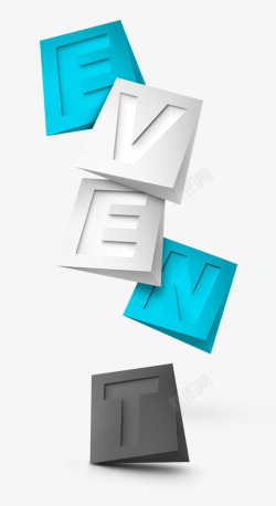 event英文字体素材
