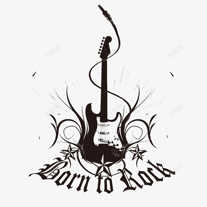 吉他png免抠素材_新图网 https://ixintu.com T恤图案 个性潮流 乐器 免费下载 印花矢量图 吉他 吉他社海报 时尚休闲女装 服装图案 面料图库 音乐 音乐元素
