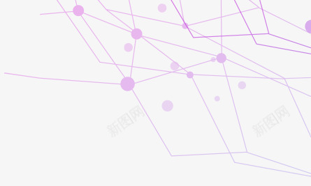 紫色线条科技商务装饰png免抠素材_新图网 https://ixintu.com 商务 科技 紫色 线条 装饰