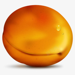 Apricot杏水果ParadiseFruitIconSet图标高清图片