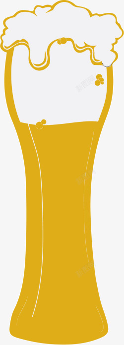 鲜啤酒酒杯新鲜啤酒矢量图高清图片