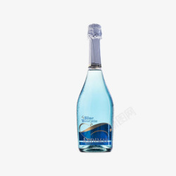 半透明葡萄酒瓶西班牙气泡酒高清图片