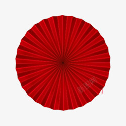 中国面红色中国风折叠伞面高清图片