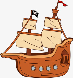 海贼船海盗船高清图片