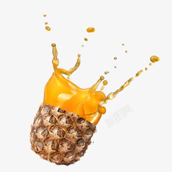 创意菠萝汁创意菠萝汁高清图片