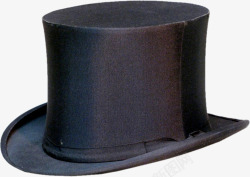 复古黑色绅士帽素材
