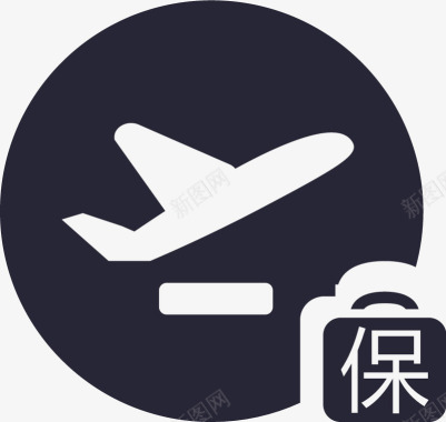 icon航空保险矢量图图标图标