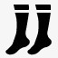 socks袜子黑色的freemobileiconkit图标高清图片