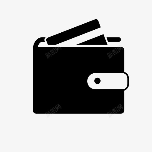 手绘卡通钱包主页装修图标png_新图网 https://ixintu.com 主页 卡通 装修 钱包