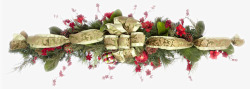 清新铃铛圣诞植物装饰品高清图片