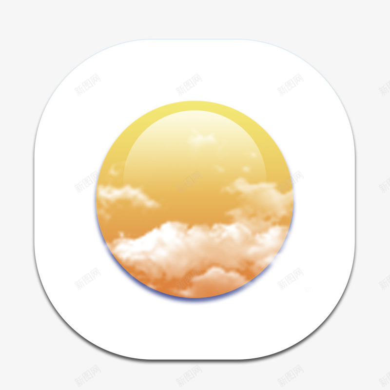 黄色底白云凸点立体化ICO图标psd_新图网 https://ixintu.com 凸起图标 凹凸立体效果 图标设计 按钮 标志 标识 界面设计 立体化 立体图标 黄色底白云凸点 黄色底白云凸点立体化矢量ICON图标免费下载