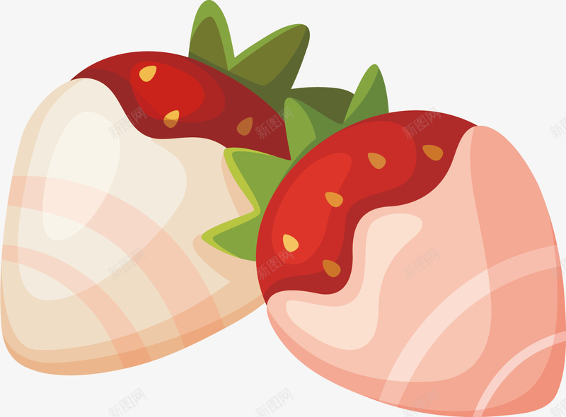 卡通水果草莓矢量图ai免抠素材_新图网 https://ixintu.com 卡通 水果 草莓 矢量图