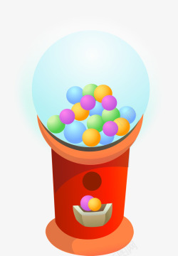 圆球游戏扭蛋机元素高清图片