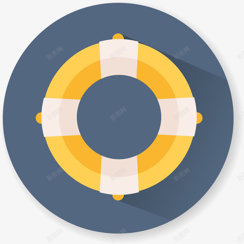 救生圈iconnice标图标png_新图网 https://ixintu.com SOS UI设计 iconnice 彩色 救生圈 立体按钮