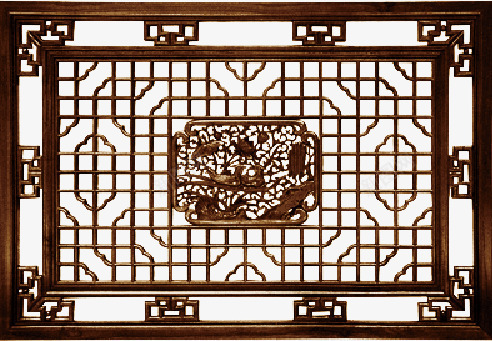 古典雕花窗户png免抠素材_新图网 https://ixintu.com 中国风 古代雕花窗户 古典 木窗 窗户 红木