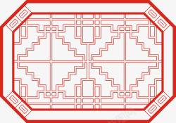 剪影中国风边框花纹高清图片