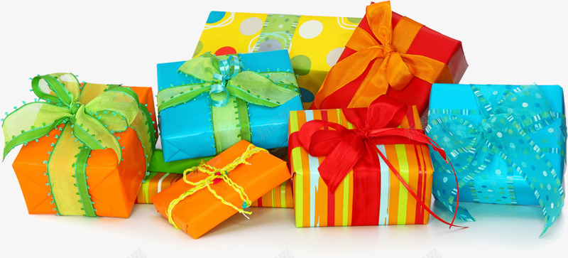 礼盒礼物一堆礼物装饰png免抠素材_新图网 https://ixintu.com 一堆 礼物 礼盒 装饰