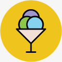 厨房素描餐饮图标冰淇淋图标