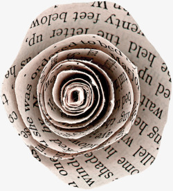 报纸折叠报纸折叠的花朵高清图片