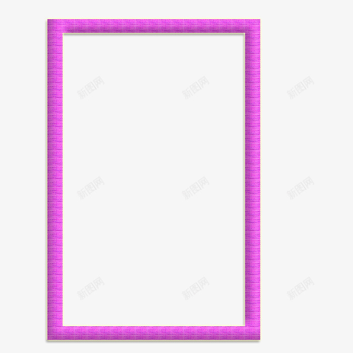 粉色长方形相框png免抠素材_新图网 https://ixintu.com 儿童相册 照片 相册 相框 粉色相框 边框