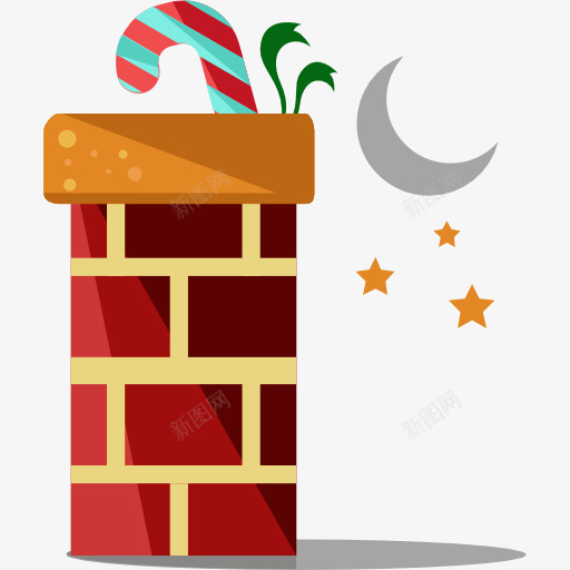 烟囱图标png_新图网 https://ixintu.com 圣诞礼物 圣诞老人 圣诞节 有趣 烟囱 烟囱顶部 迹象