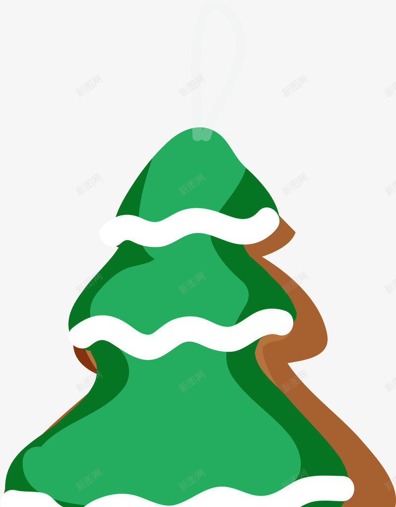 绿色卡通圣诞树挂件png免抠素材_新图网 https://ixintu.com 圣诞快乐 圣诞树 圣诞节 树木挂件 绿色挂件 装饰图案
