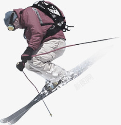 极速运动滑雪高清图片