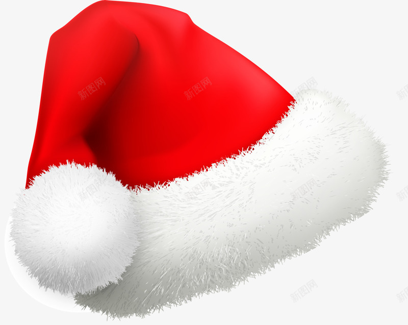 红色卡通圣诞帽png免抠素材_新图网 https://ixintu.com 卡通帽子 圣诞老人 圣诞节 帽子 节日帽子 黄色圣诞帽
