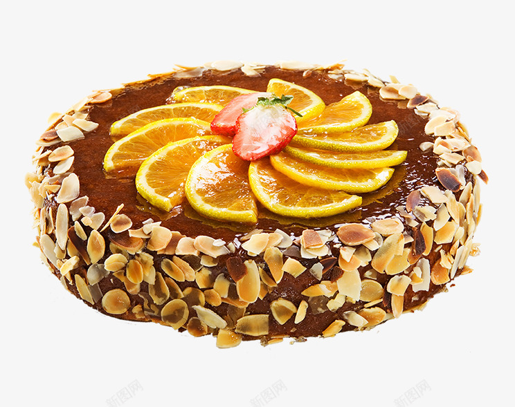 橙子草莓蛋糕png免抠素材_新图网 https://ixintu.com 橙子 橙子草莓蛋糕 水果蛋糕